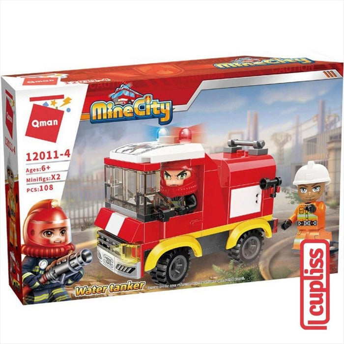 QMAN MineCity Water Tanker Fire Line 12011-4