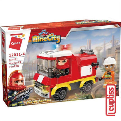 QMAN MineCity Water Tanker Fire Line 12011-4