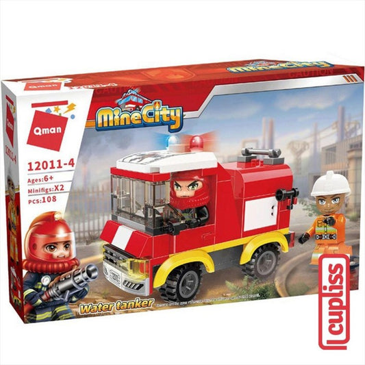 QMAN MineCity Water Tanker Fire Line 12011-4