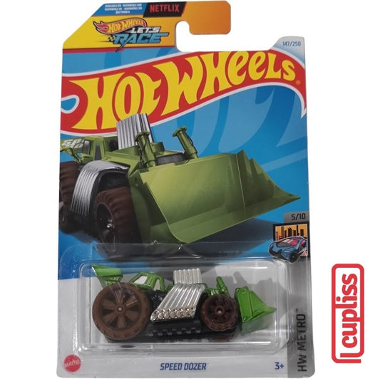 Hot Wheels HW Basic HTB17 Speed Dozer Lets Race Netflix Mattel Hotwheels