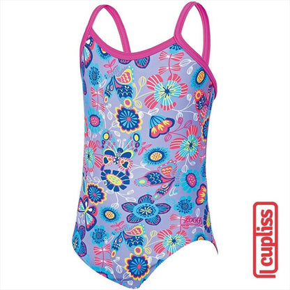 Zoggs Swimsuit Wild Yaroomba Flower Lilac Baju Renang XAU85