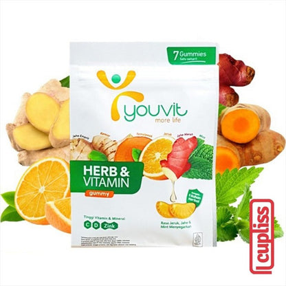 YOUVIT Multivitamin Gummy Herb Herbal Vitamin 7 Days