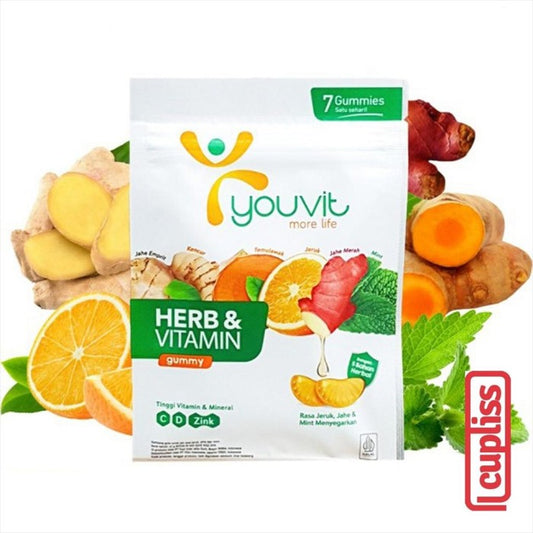 YOUVIT Multivitamin Gummy Herb Herbal Vitamin 7 Days