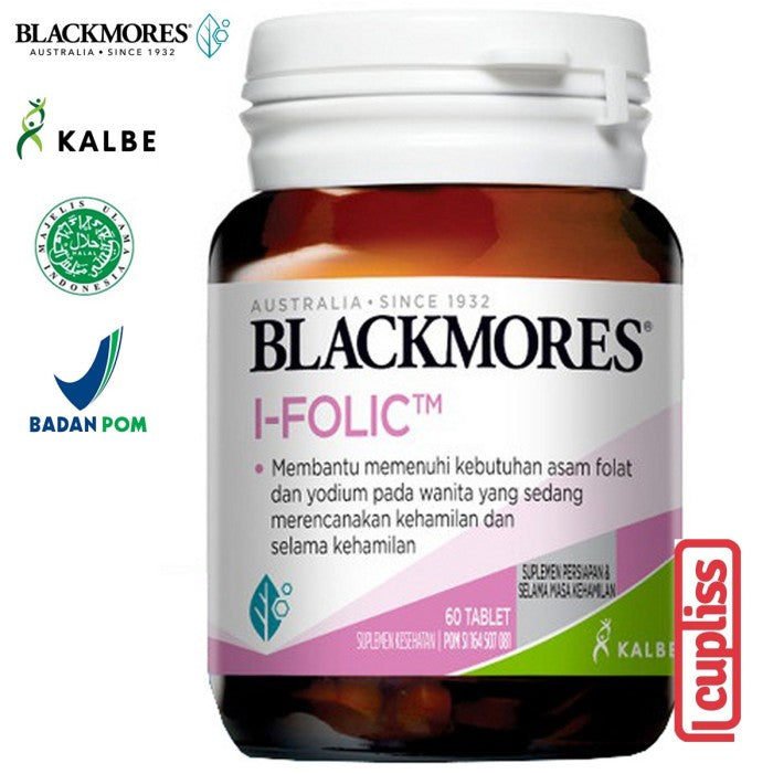 BLACKMORES Multivitamin I-Folic Kehamilan - 60 caps BPOM Kalbe