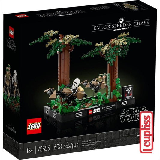 LEGO Star Wars 75353 Endor Speeder Chase Diorama