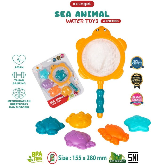 IQANGEL Sea Animal Water Toys IQ0229 Mainan Air Mandi Bayi IQ Angel
