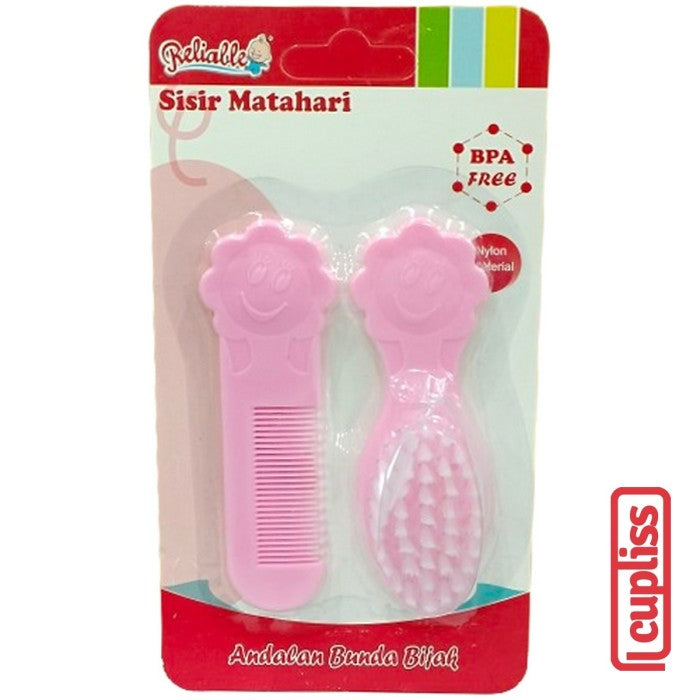 Reliable Sisir Matahari 8839 Bulu Halus Rambut Bayi