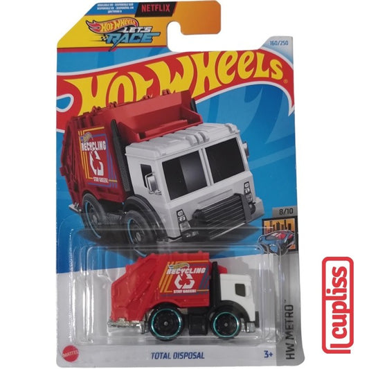 Hot Wheels HW Basic HTB19 Total Disposal Lets Race Netflix Mattel Hotwheels