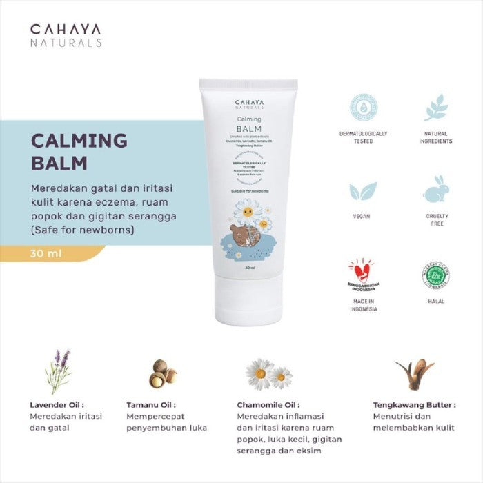 Cahaya Naturals Calming Balm Eczema Rash Cream 30ml 11060103 30 ml