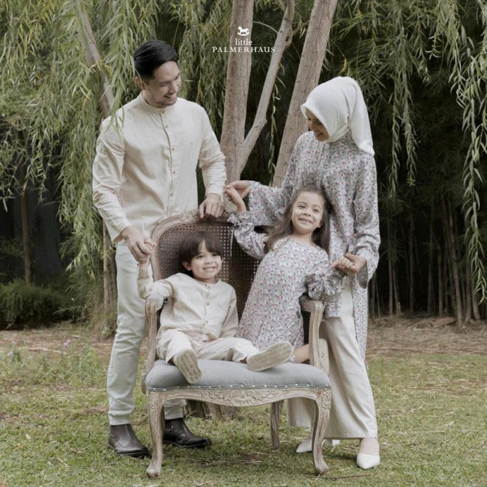 Little Palmerhaus Jardin Gamis Tan Aster Baju Gamis Anak