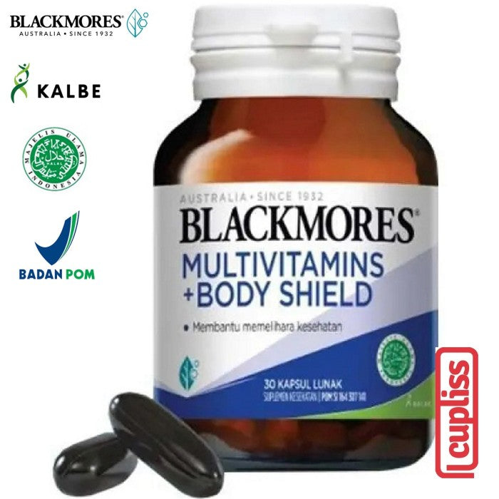 BLACKMORES Multivitamin Body Shield - 30 caps BPOM Kalbe