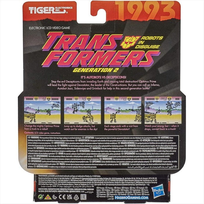 Hasbro Video Game E9728 Transformers Edition Tiger Electronics