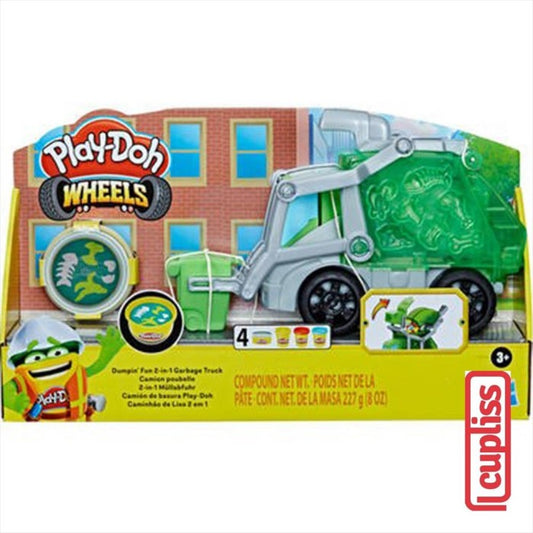 Play Doh Wheels Dumpin Fun 2in1 Garbage Truck Hasbro F5173 playdoh