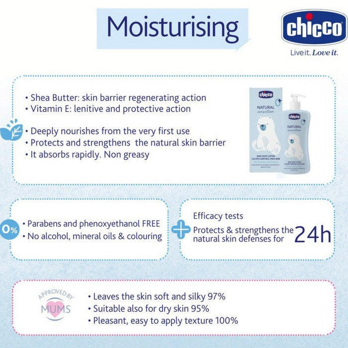 CHICCO Natural Sensation Baby Body Lotion 150ml Bayi 150 ml F3020
