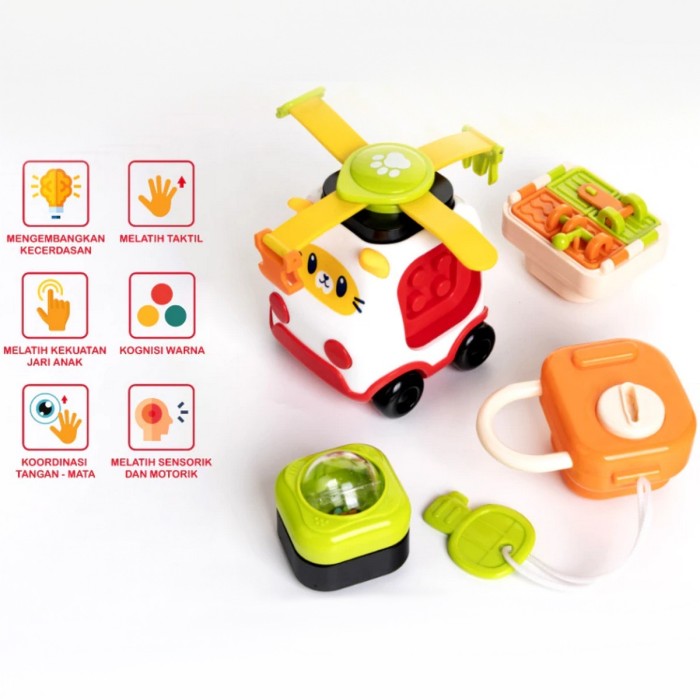 IQANGEL Creative Training Blocks Set Mainan Edukasi Bayi IQ Angel