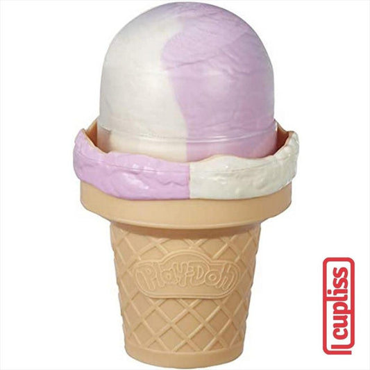 Play Doh Ice Pops n Cones Putih Ungu 85 Gr Playdoh Hasbro E5332