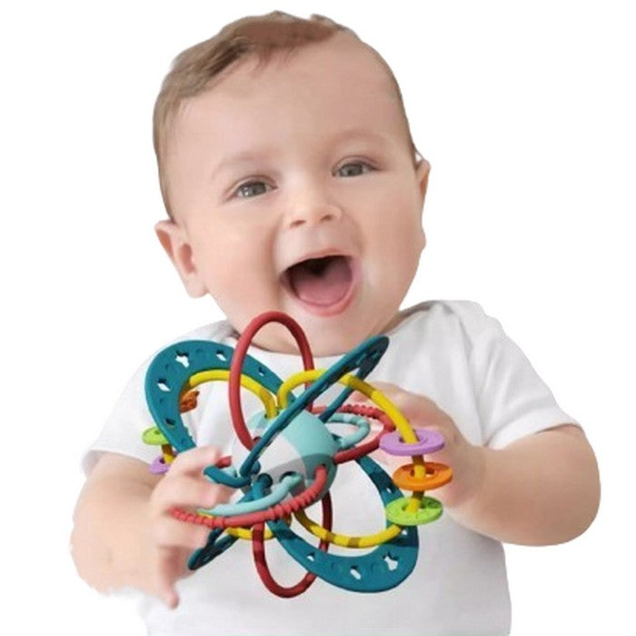 IQANGEL Ecognaw Silicone Teether Ring IQ0104 Mainan Gigitan Bayi IQ Angel