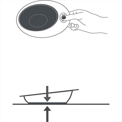 BEABA Training Plate Ellipse Blue Piring Makan