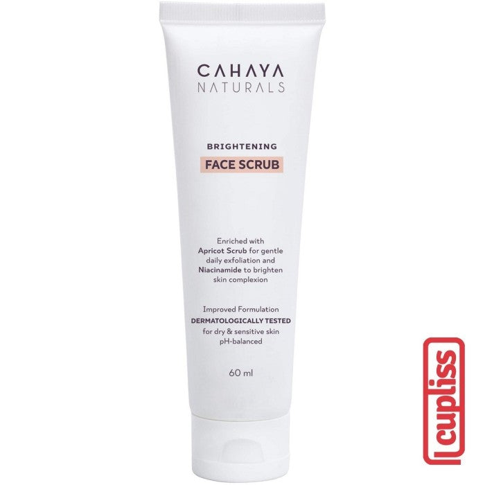 Cahaya Naturals Brightening Face Scrub 60ml Sabun Muka