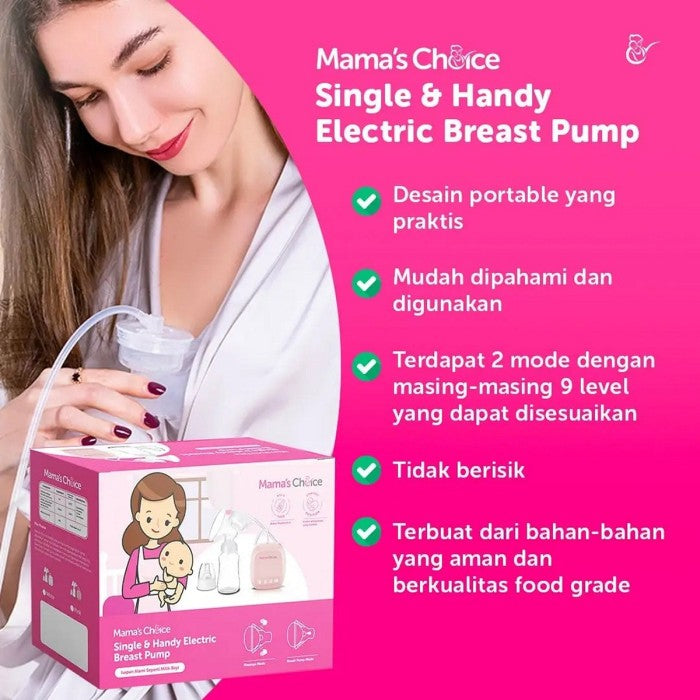 Mama Mama's Choice Single Handy Electric Breast Pump Pompa ASI
