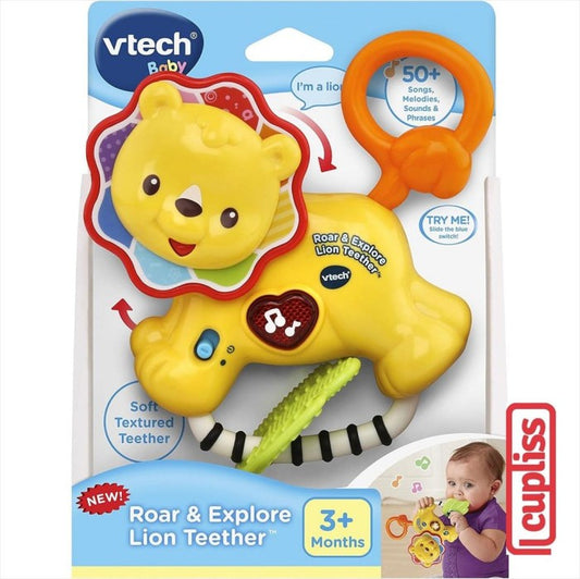 VTECH Baby 508200 Roar n Explore Lion Teether Gigitan Bayi