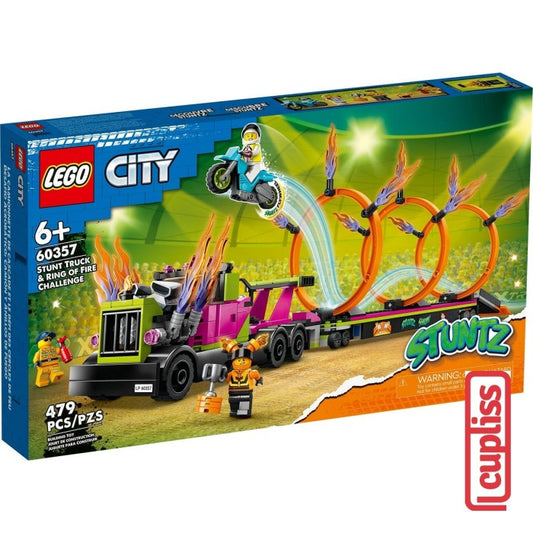 LEGO City 60357 Stunt Truck n Ring of Fire Challenge