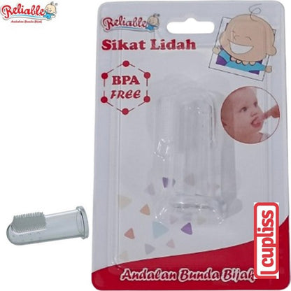 Reliable Finger Toothbrush Silicone Sikat Lidah Bayi 8838 No Box