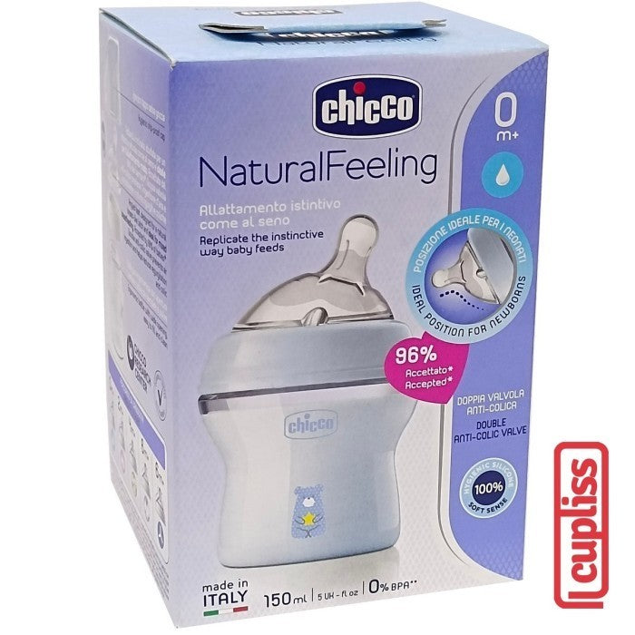 CHICCO Bottle Natural Feeling PP 0M+ 150 ml Botol Susu 150ml