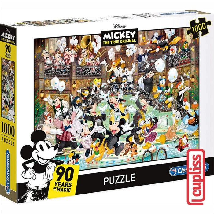 Clementoni 39472 Mickey 90 years Celebration Disney Puzzle 2D 1000