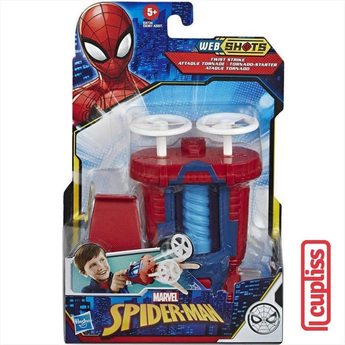 Hasbro E8734 Marvel Spider-Man Web Shots Gear Twist Strike