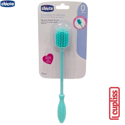 CHICCO Weaning Silicone Bottle Brush Pembersih Botol Sikat Bayi