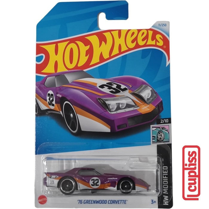 Hot Wheels HW Basic HTB67 76 Greenwood Corvette Mattel Hotwheels