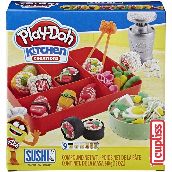 Play Doh Kitchen Creations Sushi Playset Hasbro E7915 Playdoh