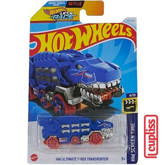 Hot Wheels HW Basic HRY50 Ultimate T-Rex Transporter Lets Race Netflix Mattel Hotwheels