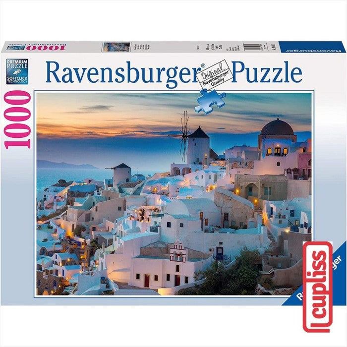 Ravensburger 196111 Santorini Greece Puzzle 1000 pcs