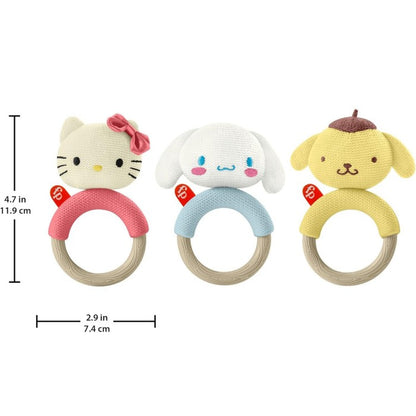 Fisher Price HBP48 Teether Set Sanrio Baby Knit