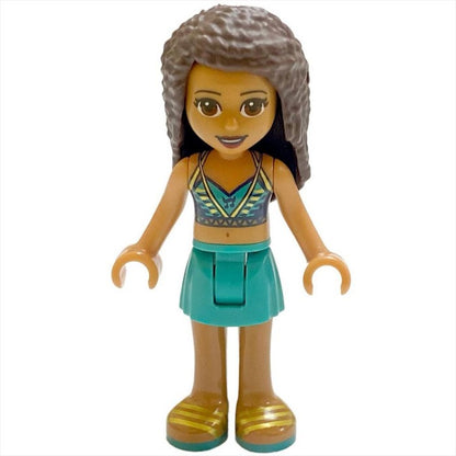 PART OUT LEGO FRND312 Andrea Dark Turquoise Minifigure