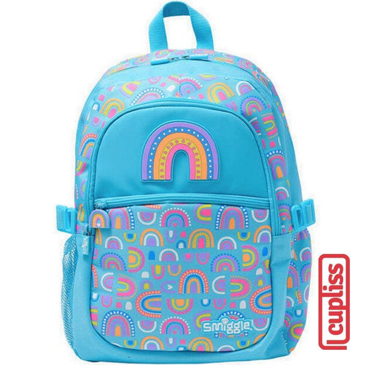 SMIGGLE Backpack Bag 452181 Fly High Classic Attach Tas Ransel Anak Blue