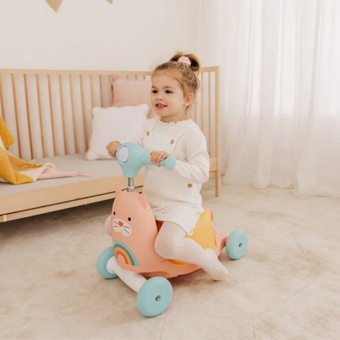 Skip Hop Zoo Ride On 3in1 186310 Cat SkipHop Scooter Anak
