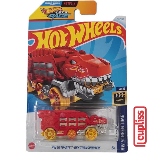 Hot Wheels HW Basic HTC84 Ultimate T-Rex Transporter Lets Race Netflix Mattel Hotwheels