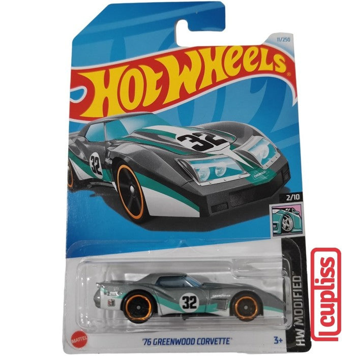 Hot Wheels HW Basic HTD67 76 Greenwood Corvette Mattel Hotwheels