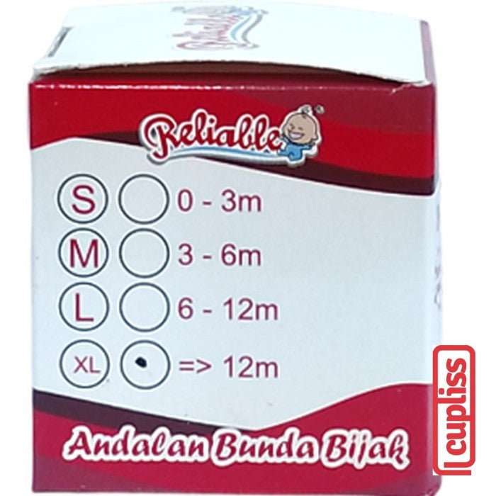 Reliable Dot Botol Susu Bayi Peristaltic isi 1pcs Kotak Satuan 8854