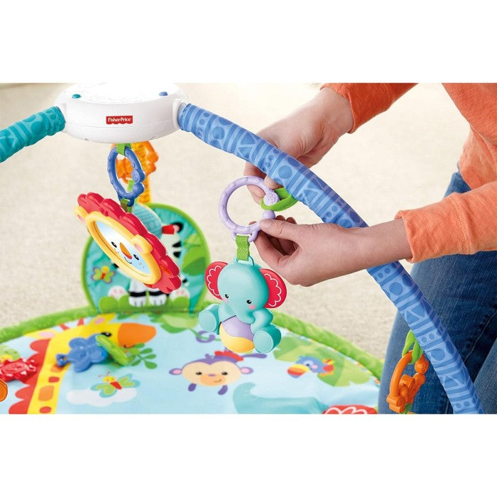 BAD BOX Fisher Price Y6590 Playmat Rainforest Friends Musical Gym