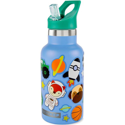 Skip Hop Canteen Bottle 390527 Blue 380ml Stainless Steel Botol Minum Skiphop