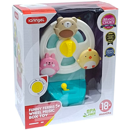 IQANGEL Funny Ferris Wheel Music Box Toys IQ8050 Mainan Musik Bayi IQ Angel