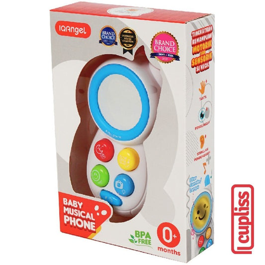 IQAngel Toys Blue Musical Phone IQ0512