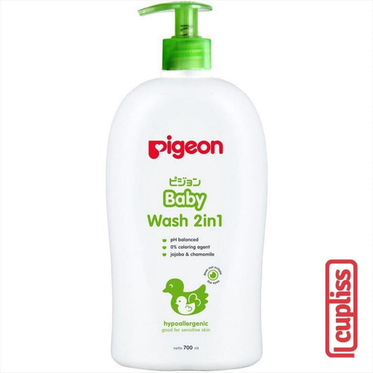 PIGEON Baby Wash Chamomile 2in1 700ml Pump Sabun 700 ml
