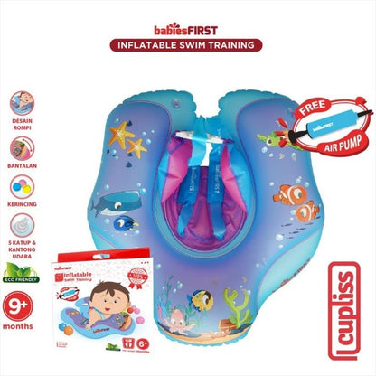 BabiesFIRST Inflatable Swim Training Pelampung Renang Blue Babies