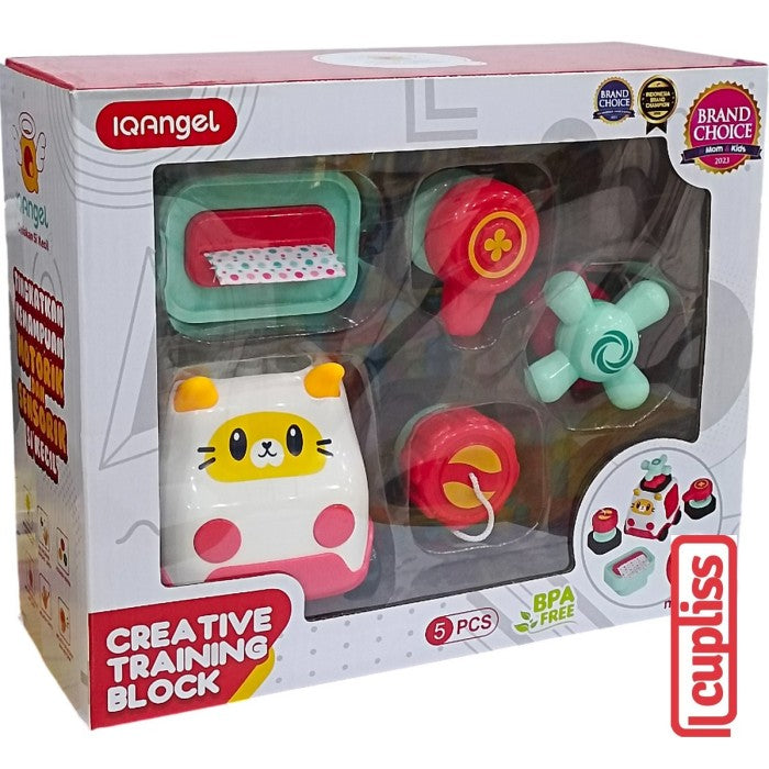 IQANGEL Creative Training Blocks Set Mainan Edukasi Bayi IQ Angel