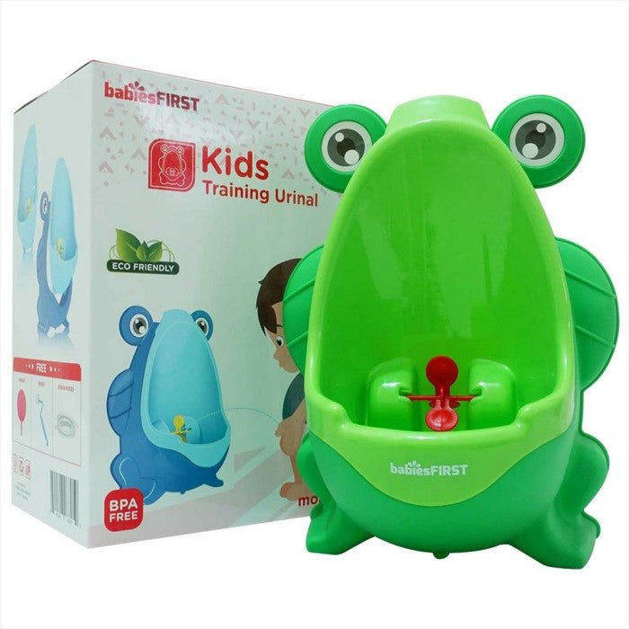 BabiesFIRST Kids Training Urinal 2in1 Green Mini Toilet Anak Pispot
